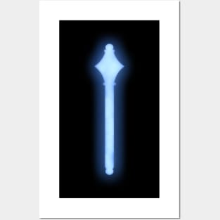 Spiritual Weapon (Blue Mace) Posters and Art